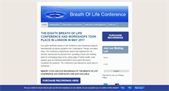 Desktop Screenshot of breathoflifeconference.co.uk