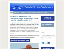 Tablet Screenshot of breathoflifeconference.co.uk